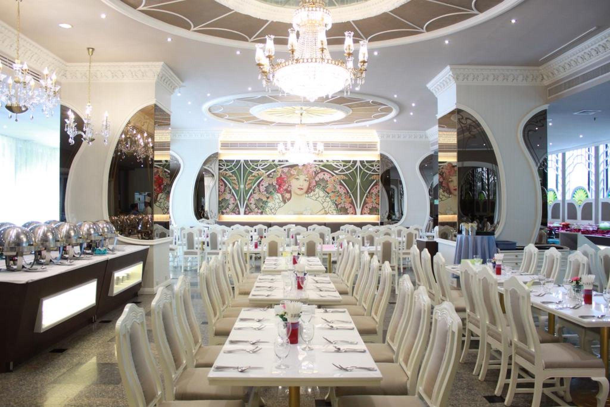 فندق رويال بينجا بانكوك المظهر الخارجي الصورة The interior of the restaurant
